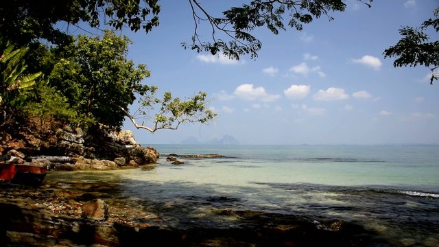 Koh Mook Island Wild Beach.