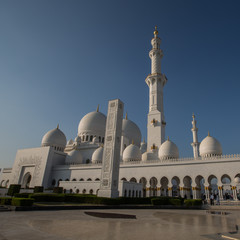 Fototapeta na wymiar detail of Sheikh Zayed Grand Mosque Abu Dhabi UAE