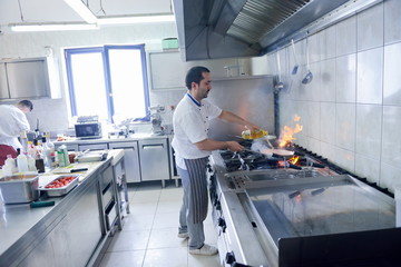chef preparing food