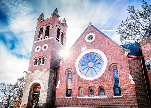 Methodist church in small town USA Paxton Illinois