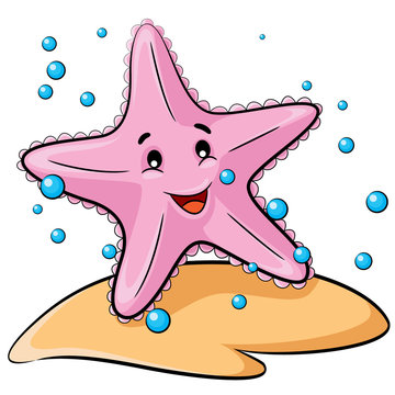 recommend clip art: Starfish Cartoon