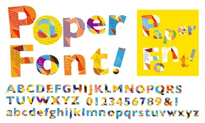 paper font