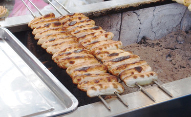 Grill banana