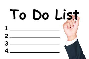Write to do list
