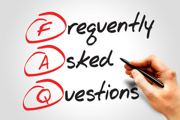 Frequently Asked Questions (FAQ), business concept acronym