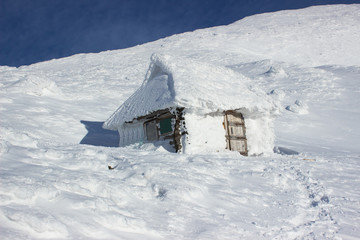 house in the mountains