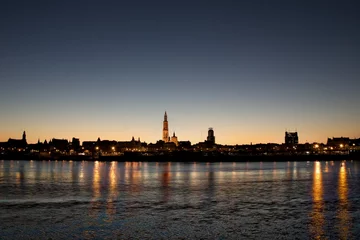 Foto op Plexiglas Lights of Antwerp © Jochem Herremans