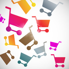 abstract background: trolley