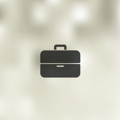 portfolio icon on blurred background