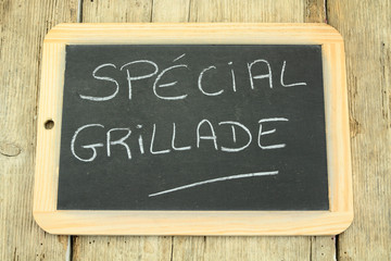 Fototapeta premium ardoise spécial grillade