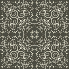 Vintage Seamless Vector Wallpaper