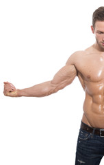 Obraz premium handsome young bodybuilder