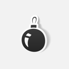 realistic design element: christmas ball