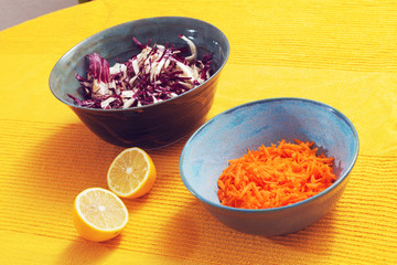 healthy vegetarian tipical lunch