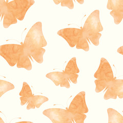 Watercolor butterflies.