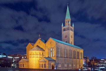 Nachtaufnahme St.-Matthäuskirche