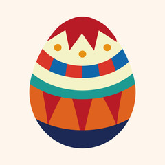 easter egg flat icon elements background,eps10