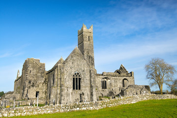 Quinn abbey ruins