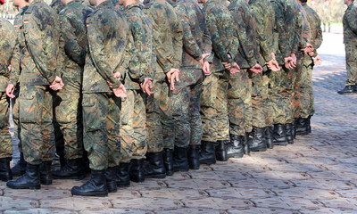 Fototapeta na wymiar Bundeswehr Soldaten