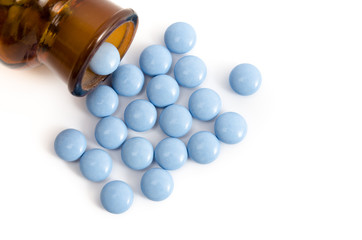Blaue Pillen