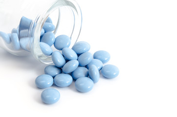 Blaue Pillen