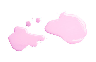 The puddle of a paint spill