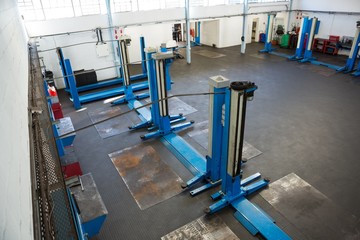 Fototapeta premium Empty work stations