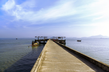 Fototapeta na wymiar Koh Mook Island Pier.