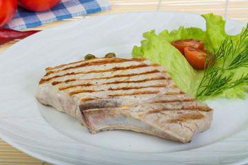 Grilled t-bone steak