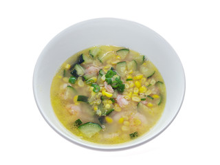 corn and shrimp soup