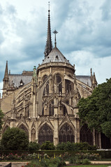Fototapeta na wymiar Paris - Cathedral of Notre Dame