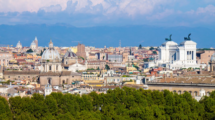 Naklejka premium Citiscape of Rome