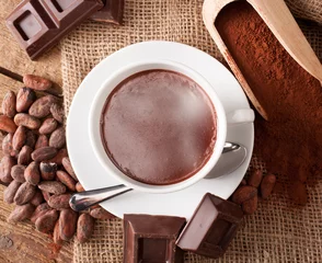 Wandaufkleber Tasse heiße Schokolade © Antonio Gravante