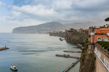 grand marina in Sorrento, Italy