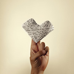 happy valentines day, with a retro effect