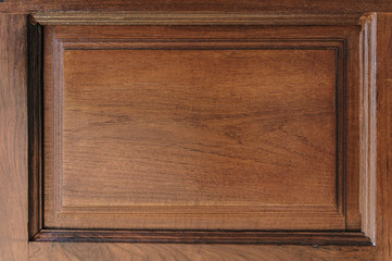 Thai style wood door