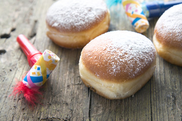 Krapfen zu Karneval