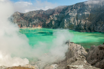 Kawah Ijen lake