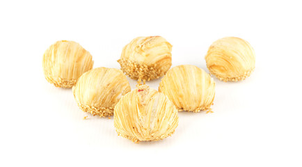 Chinese pastry - traditional bakery on white