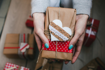 A gift in their hands, many on the ground