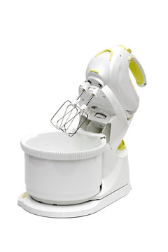 Food Processor On The White Background