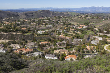 Fototapeta na wymiar California Mansion Valley