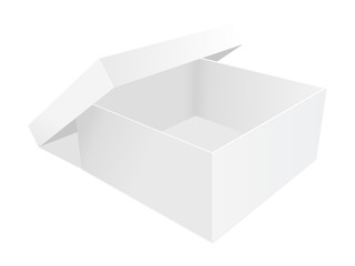 empty paper box vector illustration