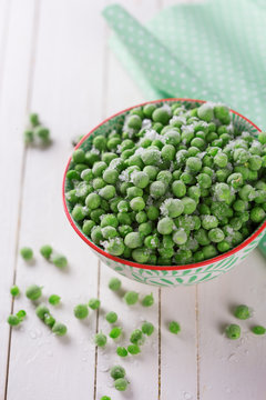 Frozen green peas