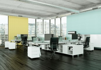 modernes Büro Interieur Design - 76912807