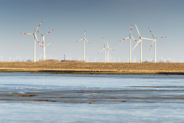 Windmills in northern Germany
