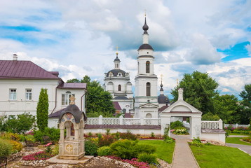 Fototapeta na wymiar Monastery of St. Nicholas in city of Maloyaroslavets