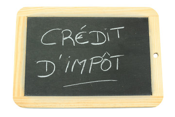Obraz premium ardoise crédit d'impôt
