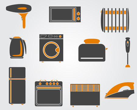 Kitchen simple icons