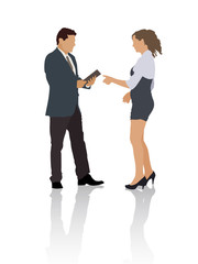 Fototapeta premium Business situations